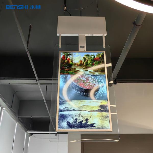 43 55 Inch Double Side Wall Mounted Digital Signage Advertising Hanging Digital