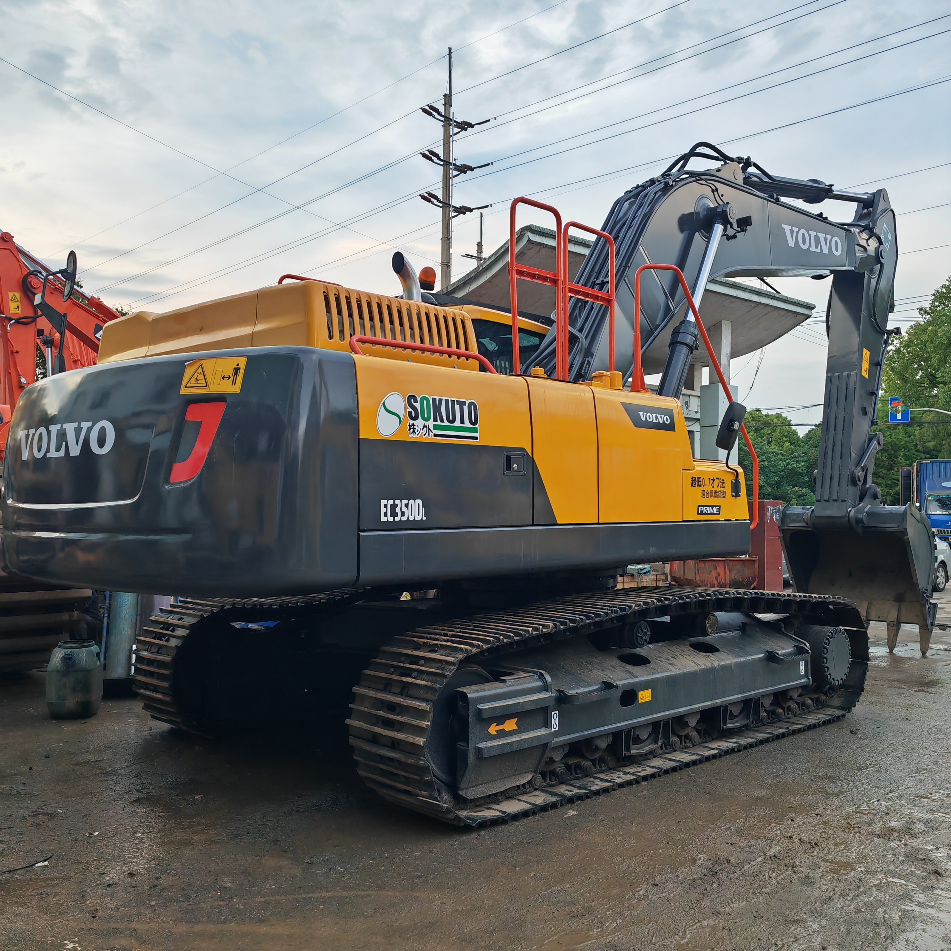 35 Ton VOLVO Digger Used VOLVO EC350D Second Hand Excavator