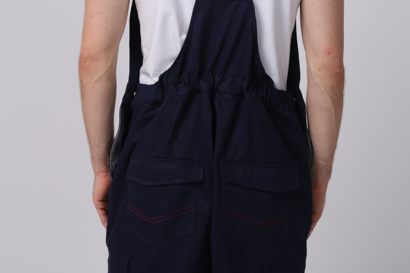 EN11611 Fire Retardant Bib Overalls , Molten Metal Fr Protective Clothing
