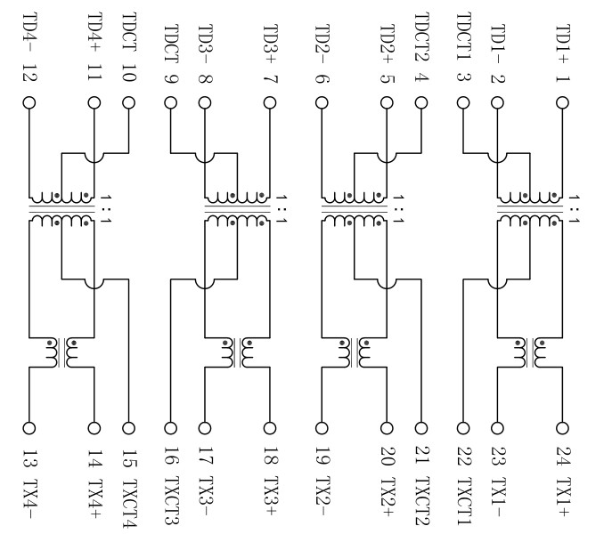 H5120NL | LP82453NLE Ultra Low Profile Magnetic Transformer Gigabit Ethernet