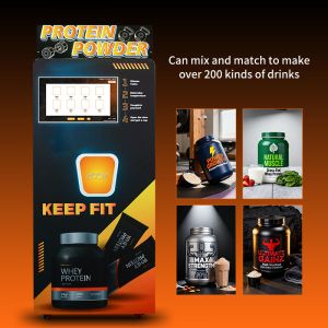 Protein Powder Vending Machine with Smart Payment Integration Remote Management