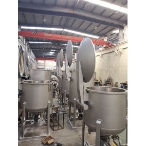 Automatic Vertical Loose Fiber Bleaching Dyeing Machine For Cotton Polyester