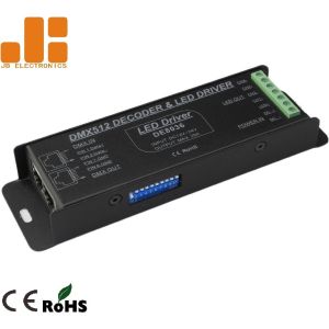DC12-24V 4 Output Channel LED Dimmer Controller With RJ45 Interface Input