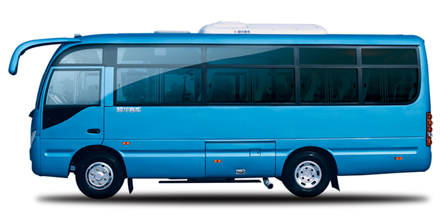 Fuel Medium Size Yellow Mini School Bus with Euro 5 Emission and Automatic Transmission