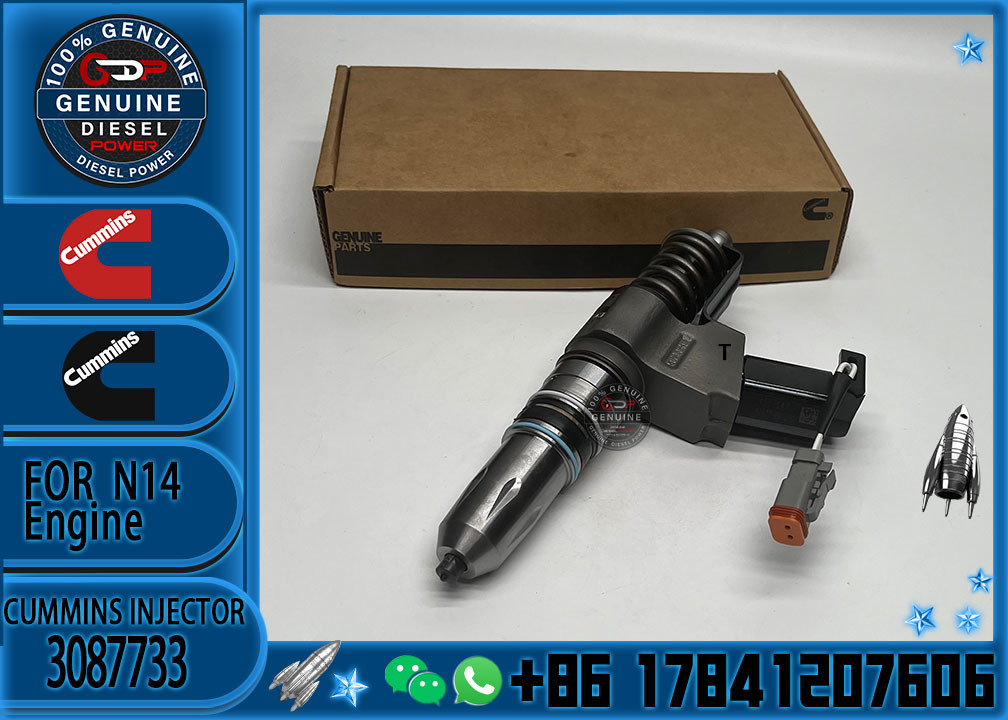Cummins Machinery Engines Parts Cummins QSN14 Engine Injector 3087733 diesel engine fuel injector 3087733