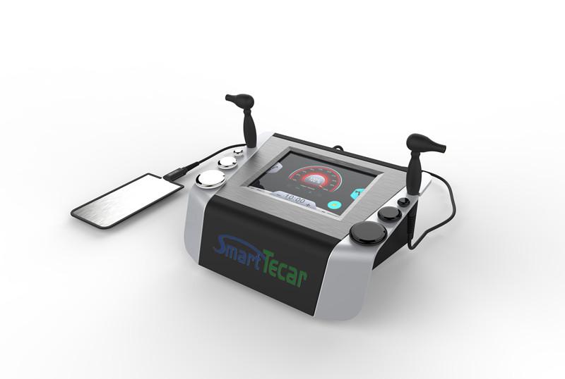 Double 80mm Handle AC220V Tecar Therapy Diathermy Machine