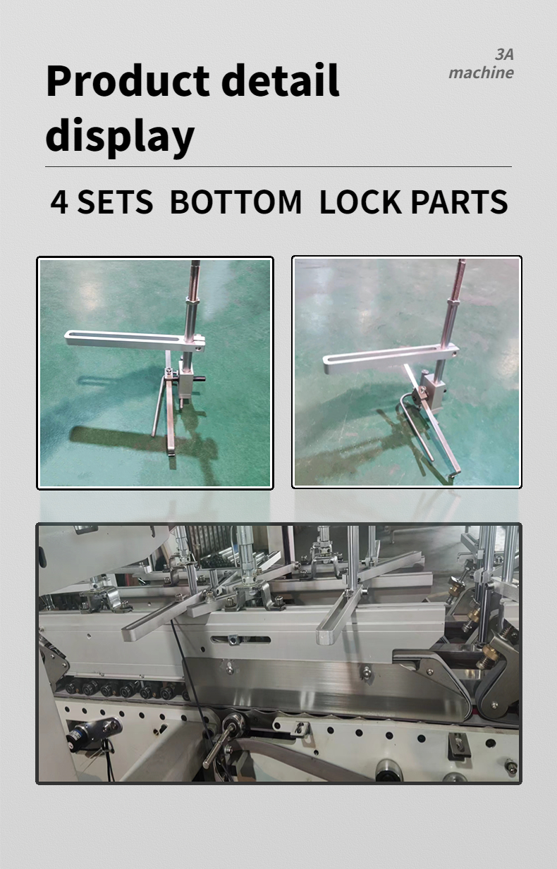 SHH**800AG-2 Automatic Bottom Folding and Gluing Machine for Wood Packaging Material