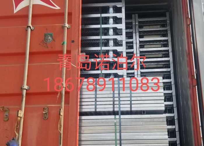 Hand Flower Danish Container Cart Hot Galvanizing Rubber Wheel