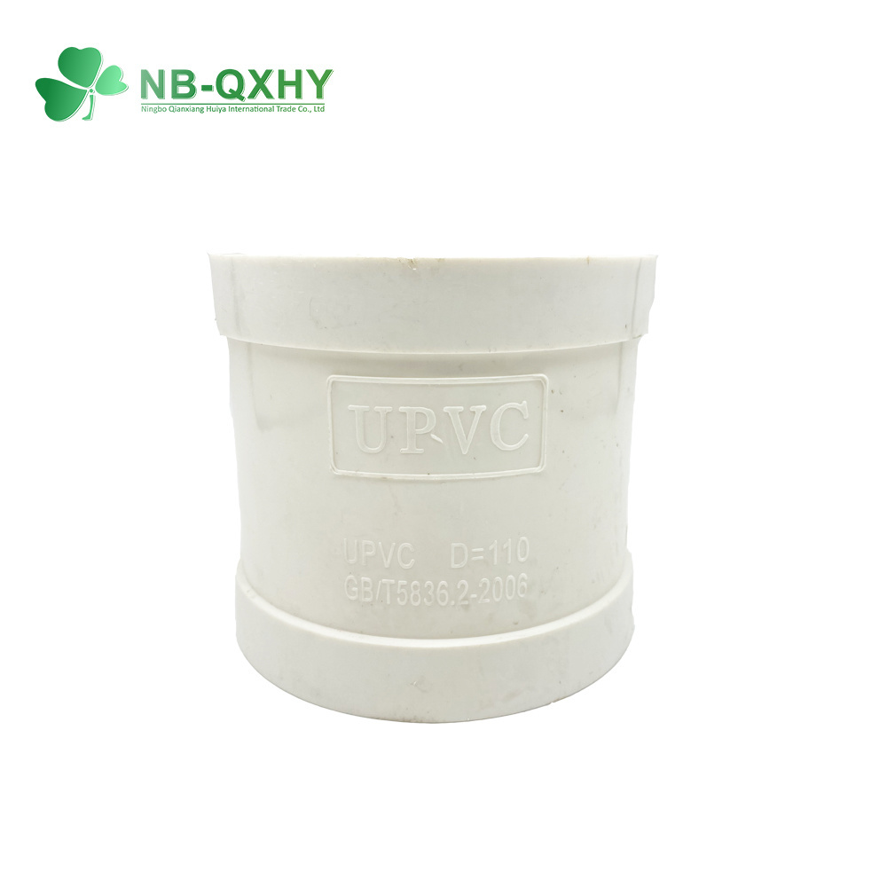 Factory DIN GB UPVC Plastic Pipe Coupling Tee Elbow Pipe Fittings