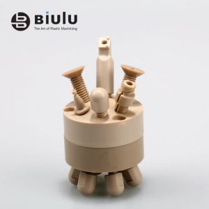 CNC PEEK Plastic Machining High Precision Custom Color Machining Services