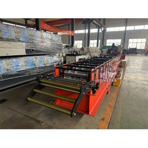 Cladding panel roll forming machine in Kyrgyzstan 3d wall panel machine
