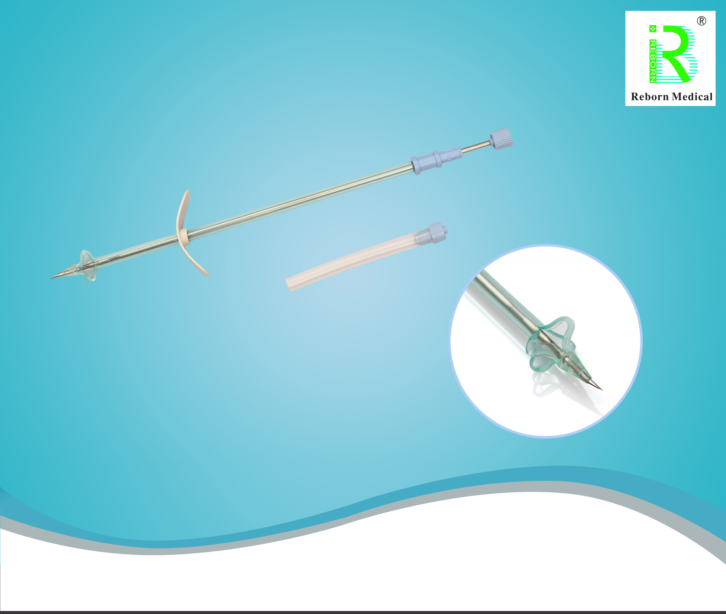 F18 23cm Suprapubic Urinary Catheter For Bladder Catheterization