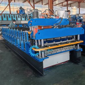 Delta PLC automatic Controlled Two Layer Roofing sheet Roll Forming Machine