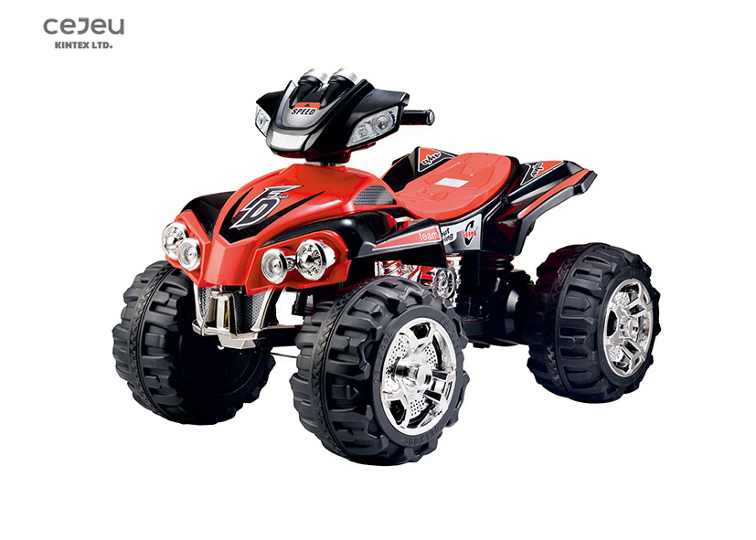 EN62115 12v Atv Electric Ride On With Flashing Head 112*70*74CM