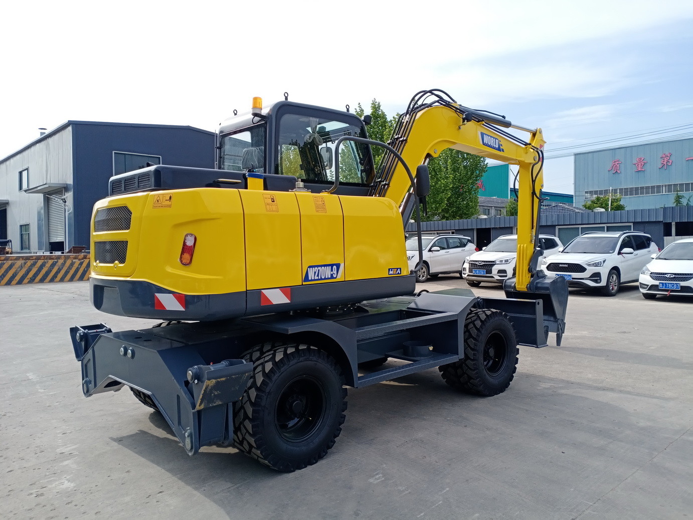 YuChai or Cummins Engine Wheel Crawler Excavator W270W-9