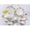 Buy cheap CIQ Certificate 45pc Bone China Dinner Set For 6 People from wholesalers