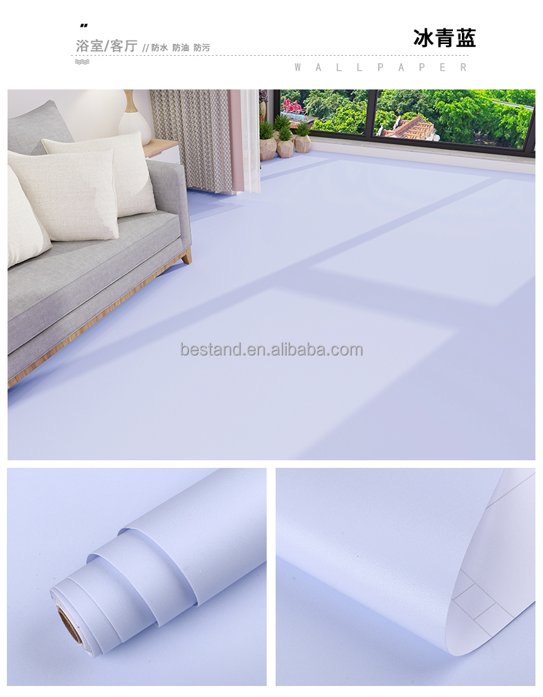 Anti Slip TPH Vinyl Flooring Self Adhesive Black Bathroom Floor Tile Stickers