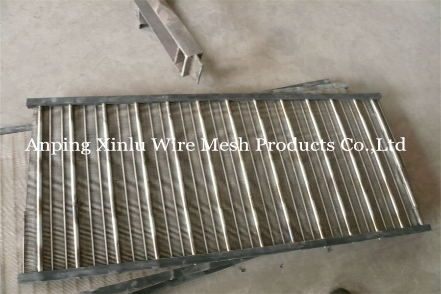 1.2x2m SS304 Wedge Wire Screens Vibrating Screen Panels With Slot 2mm