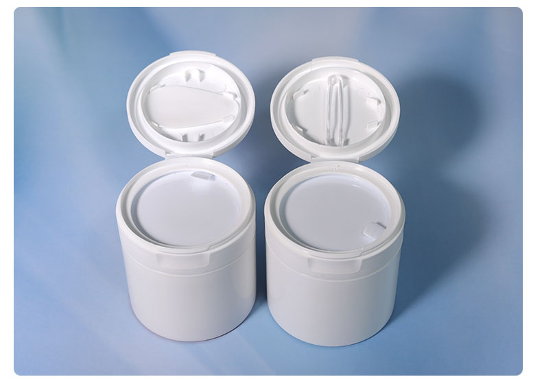 80g/100g/200g PP Material Flip Top Cap Jar for Cosmetic Cream and Sunscreen Cream Packaging