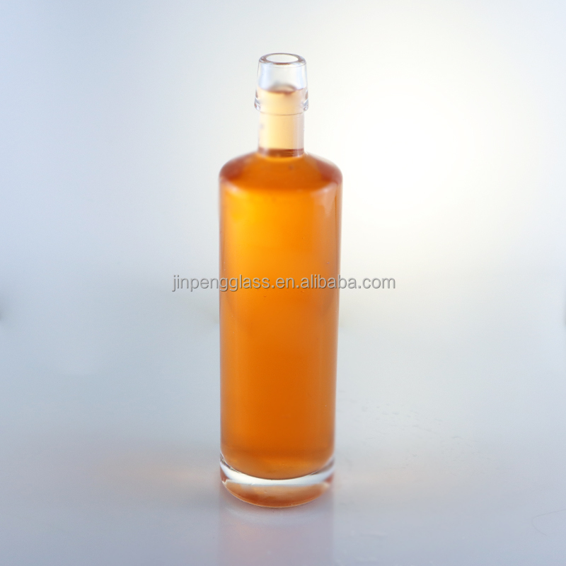 750 ml Sealing Type Cork Extra Flint Chinese Beverage Glass Packing Bottles For Vodka
