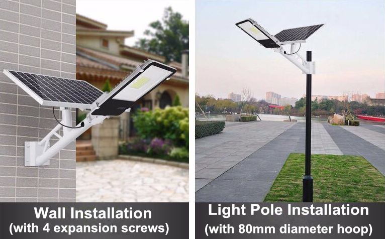 50W Waterproof IP65 Solar Powered LED Street Lights High Power Cool White
