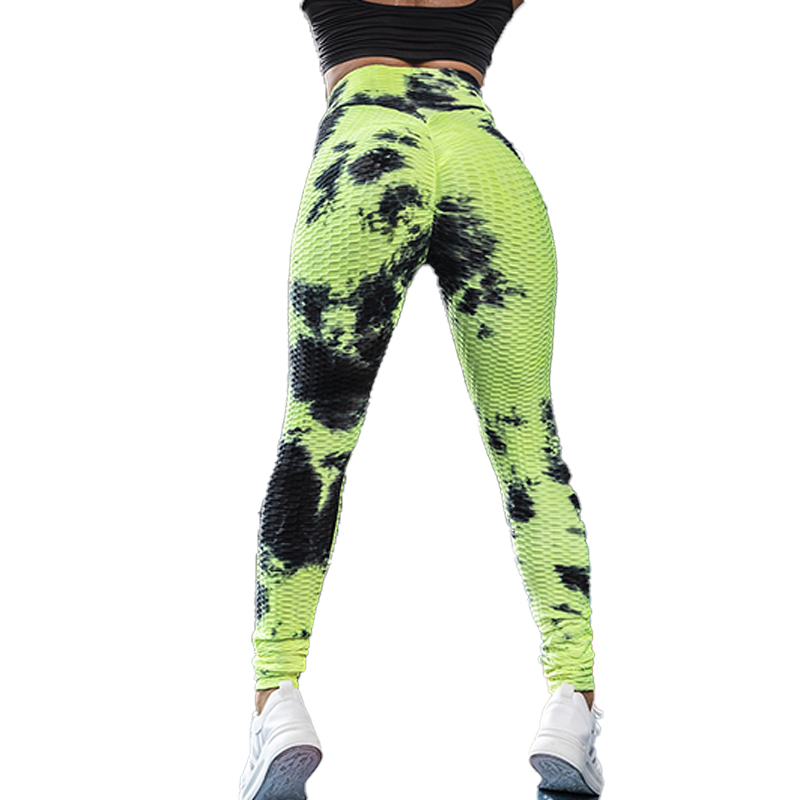 Patterned Booty Lifting Anti Cellulite Leggings Plus Size Hip Pop Style