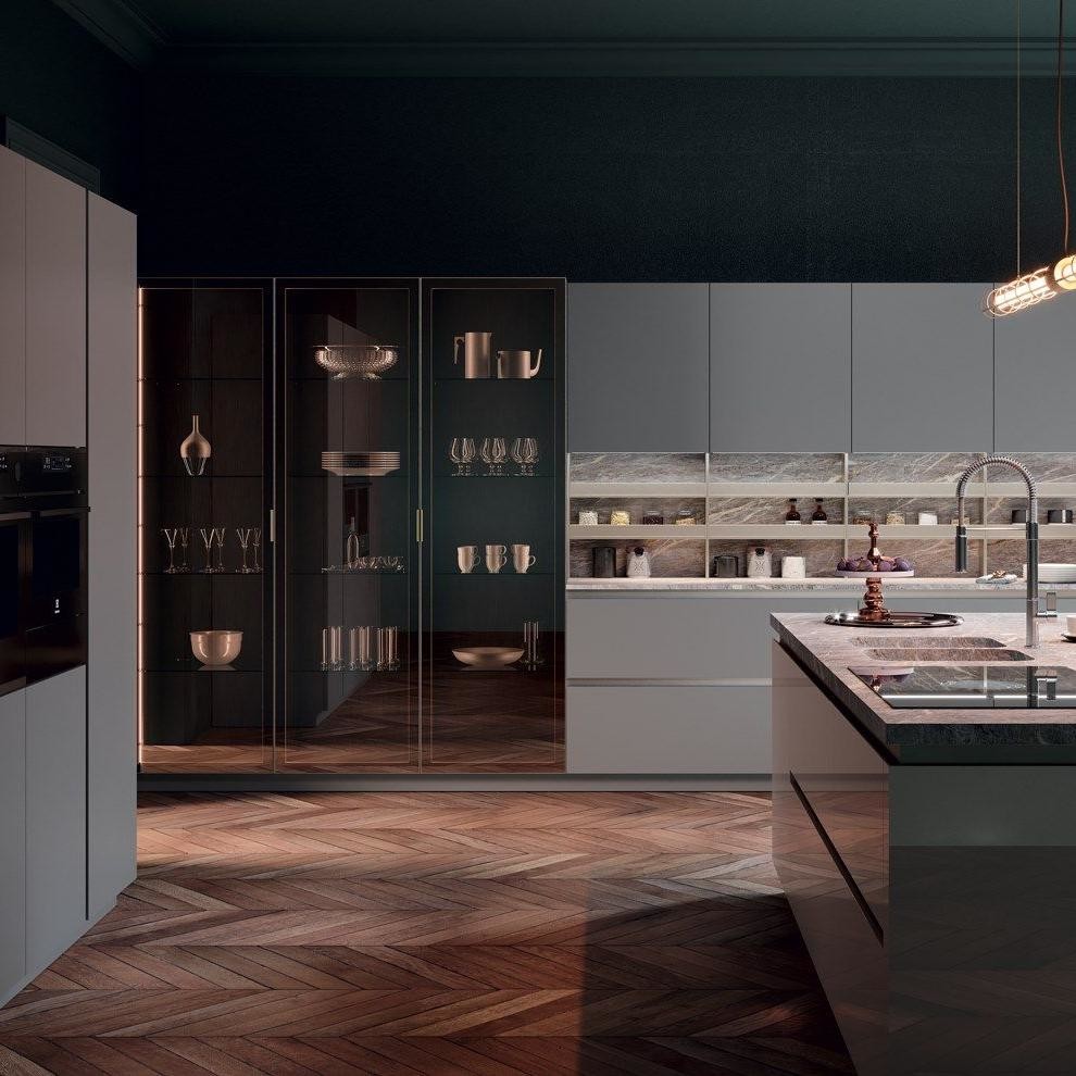 Home Kitchen Furniture Assembled Kitchen Cabinets Set Wood Contemporary Kitchen Cabinets With Sink