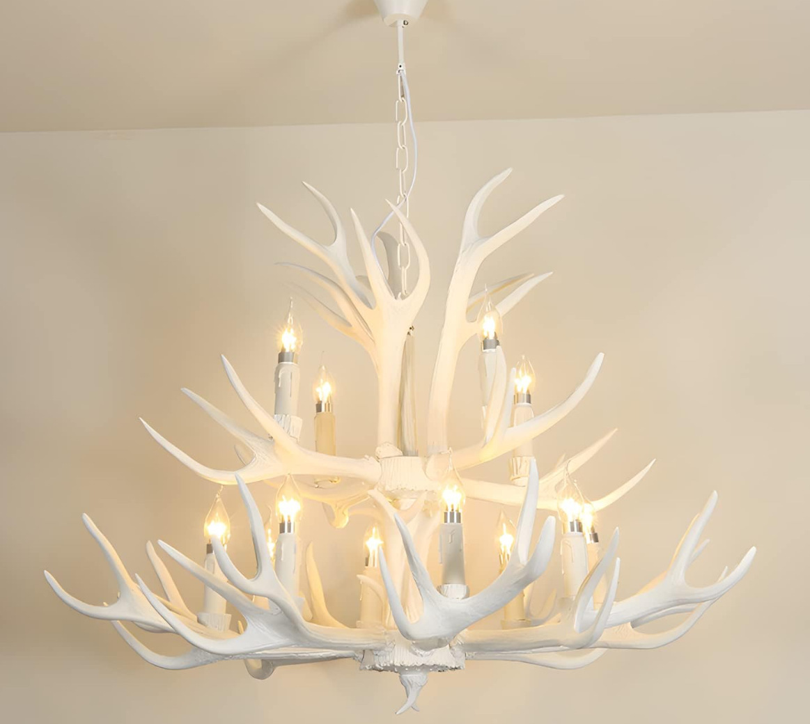 JYLIGHTING Modern Creative LED Antler Chandelier Lighting Fixtures For Home Dining Room Decor Hanging Lights Modern Pendant