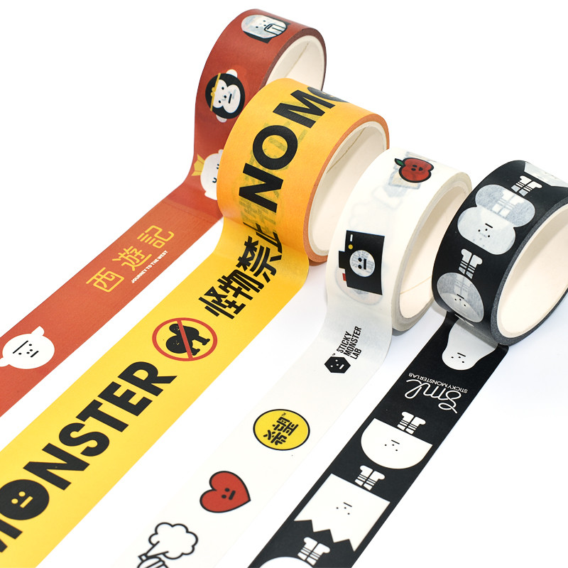 Cute Kawaii Custom Washi Tape Printing Easy Tear Masking Washi Tape