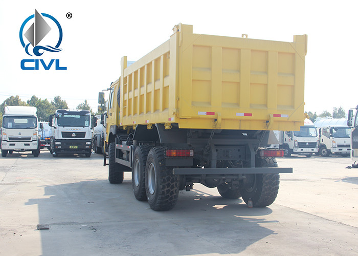 LHD Sinotruk HOWO 6*4 Heavy Duty Dump Truck 25 - 50 Ton 2 Emission Stander
