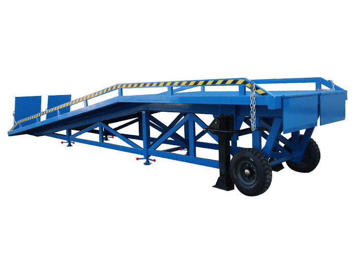 5-15tons Mobile Loading Dock Ramps Manual Temporary Dock Ramps