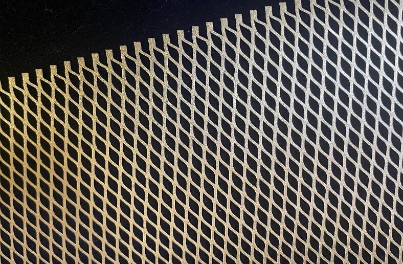 Lightning Protection Expanded Metal Mesh Pure Copper Micro Hole Diamond