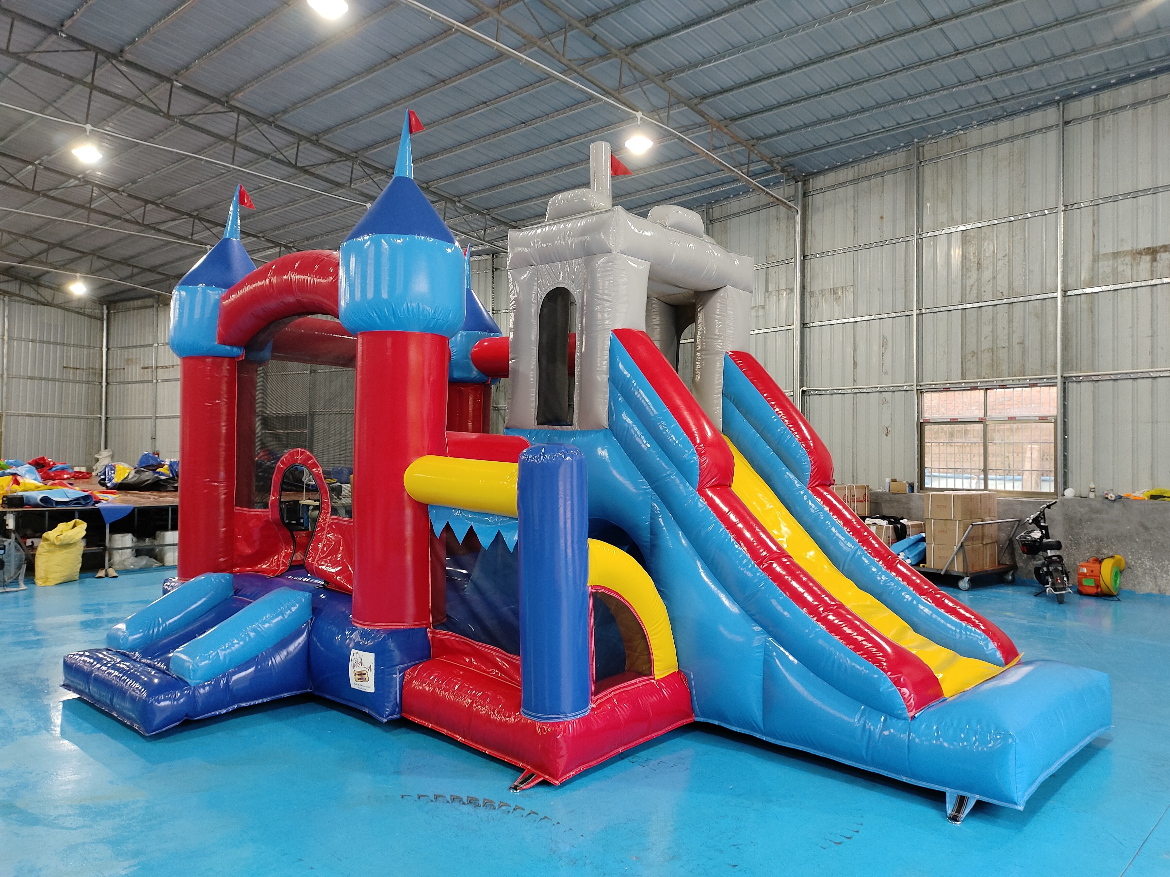 Outdoor Medieval Bounce Castle Inflatable Bouncy House With Slide Combo Inflatable Jumping House For KIds