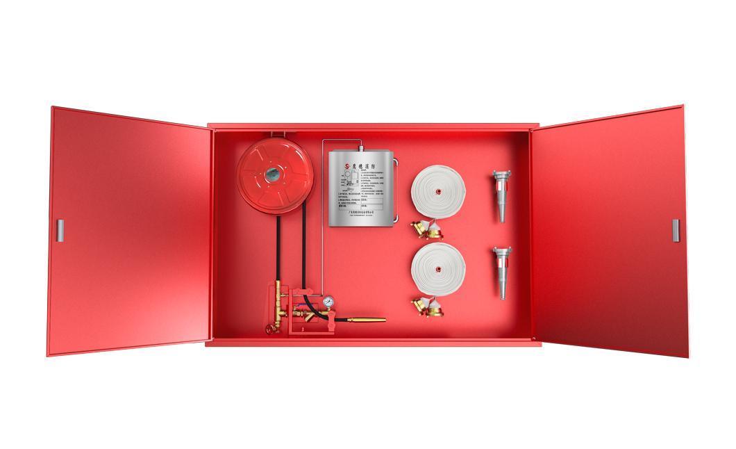 Metal Enclosure Fire Fighting System Foam Hydrant Cabinet with Glass Door