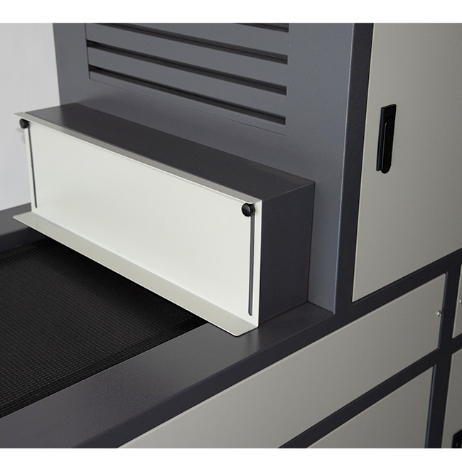 356nm 3500mm height Curing Conveyor for ink