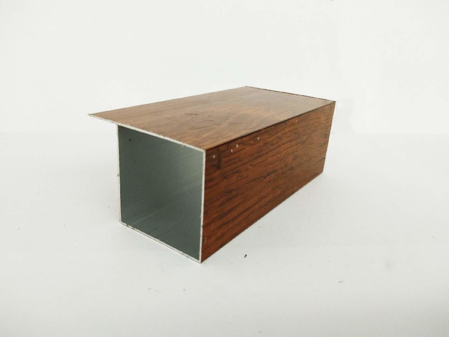 Wood Grain Aluminum Heatsink Extrusion Profiles Durable And Strong