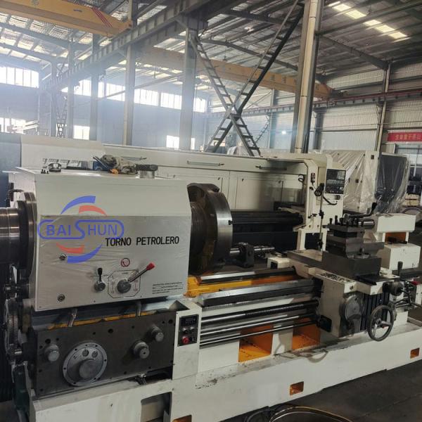 Quality QK1327X1500 Electric Chuck Pipe Threading Machine 800mm Swing for sale