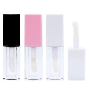 China Waterproof AS Plastic Empty Lip Gloss Tubes With Wand 3.5ml 5ml 6ml on sale