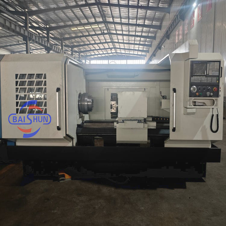 QK1332 Automated Thread Cutting CNC Lathe Pipe Threading Machine For Oil Pipe