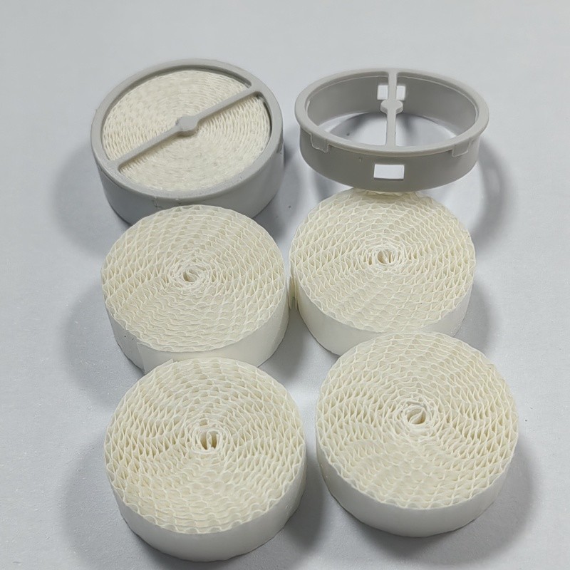 Customized Diameter Hme Filtering Paper , Circular Design HME Paper Filter