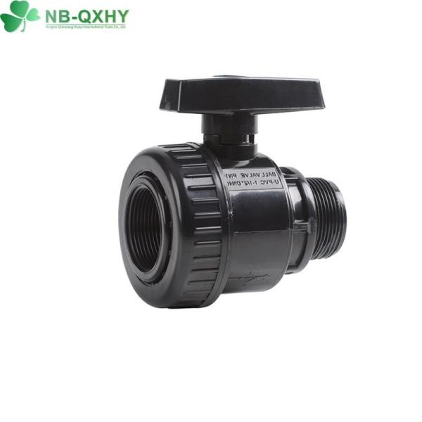 PTFE Seat Seal PVC Single Union Ball Valve for Middle East Pipe System