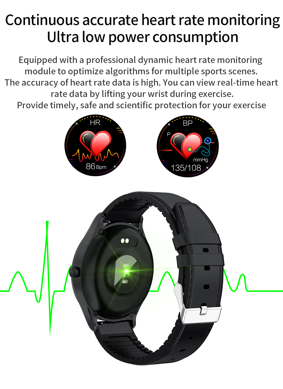 Health And Exercise Bracelet Watch MK11 Custom OEM Fitness Equipment Health Bracelet