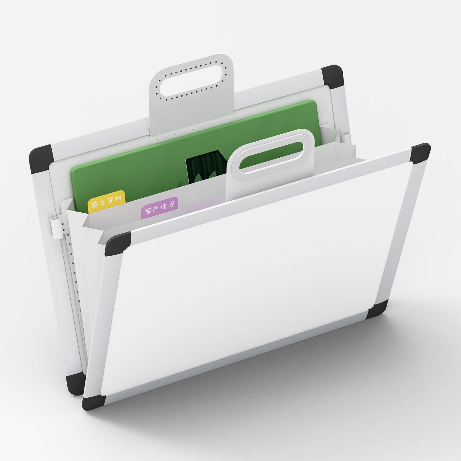Dry Erase Small Desktop Whiteboard Portable Reusable Durable With Storage Bag