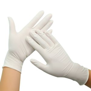 Disposable Exam Hand Medical Latex Non Powder Examination Gloves Smooth