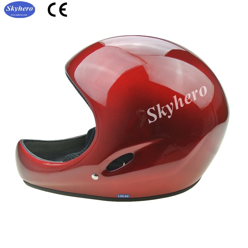 Red Paragliding helmet GD-A 760g+/-50g EN966 Standard Full face Hang gliding helmet