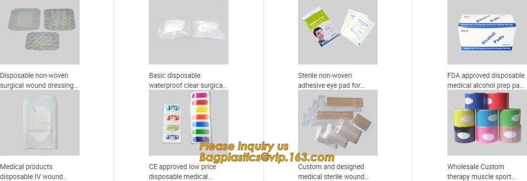 Cohesive Flexible Bandage Cotton Cohesive Bandage sports tape Mixed Color Self Adhesive elastic bandage bagplastics pac