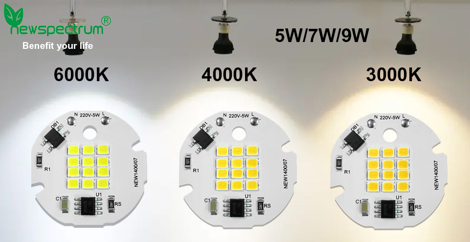 4000k SMD LED Chip Smart IC No Driver For Commercial Lighting Applications