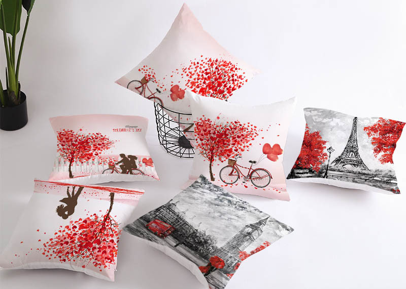 High End Daily Household Items Love Tree Series Valentine'S Day Pillows