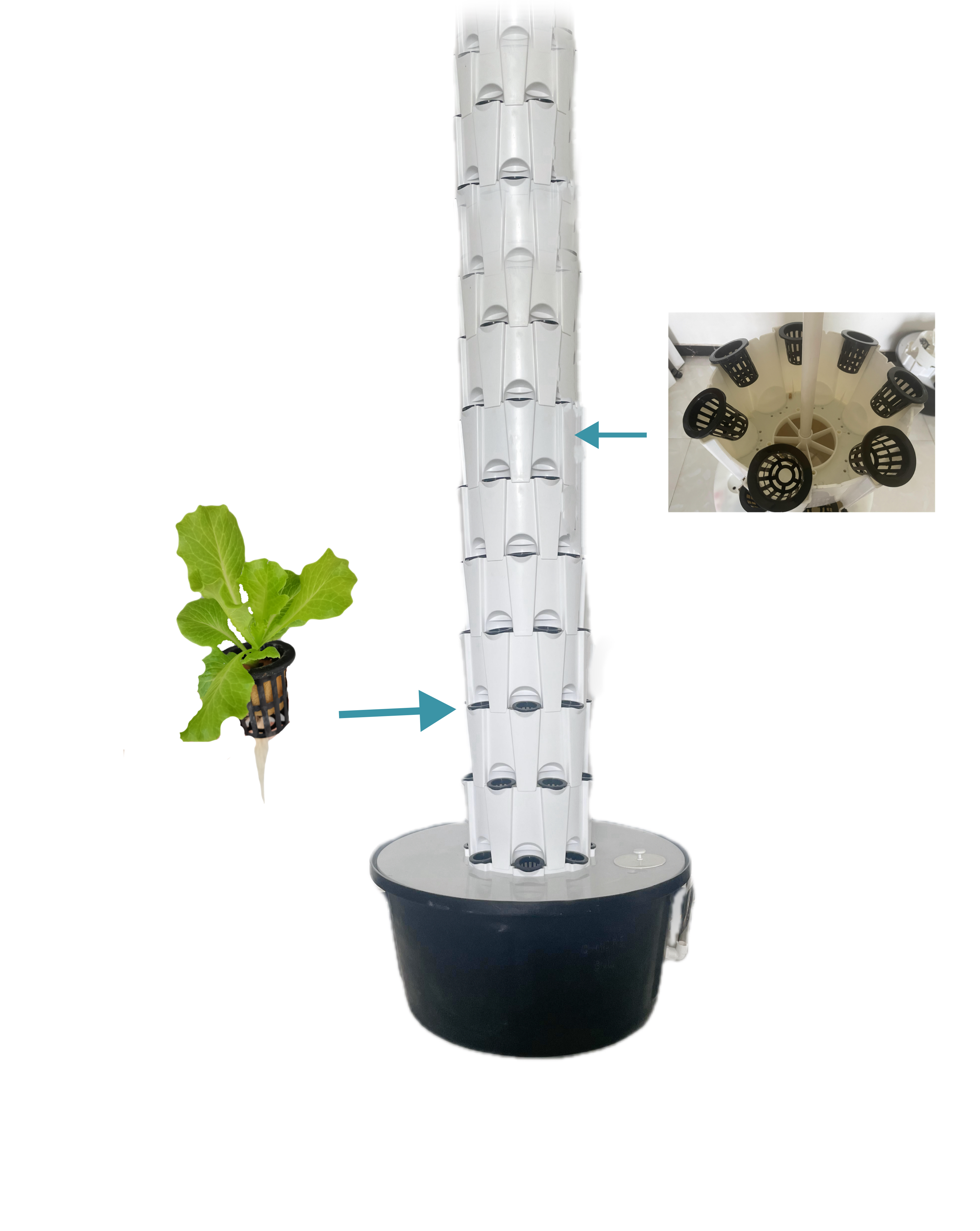 6/8/10/12 Layers Pineapple Greenhouse Tower Indoor Automatic Hydroponic System