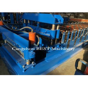 Corrugated Double Layer Roofing Sheet Roll Forming Machine With No Noise